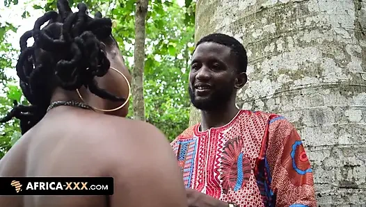 Sexy Begegnung im Dschungel