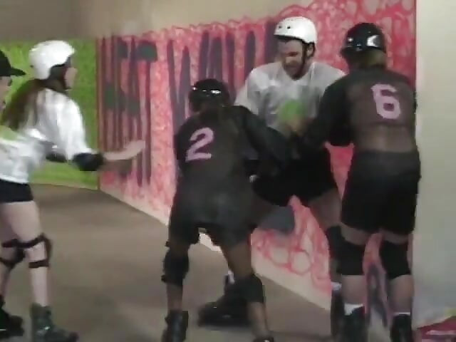 Roller Bitch Sucking Dick and Getting Pounded