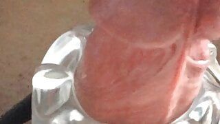 Closeup, porra, amarrado na posição do quickshot do Meatlight