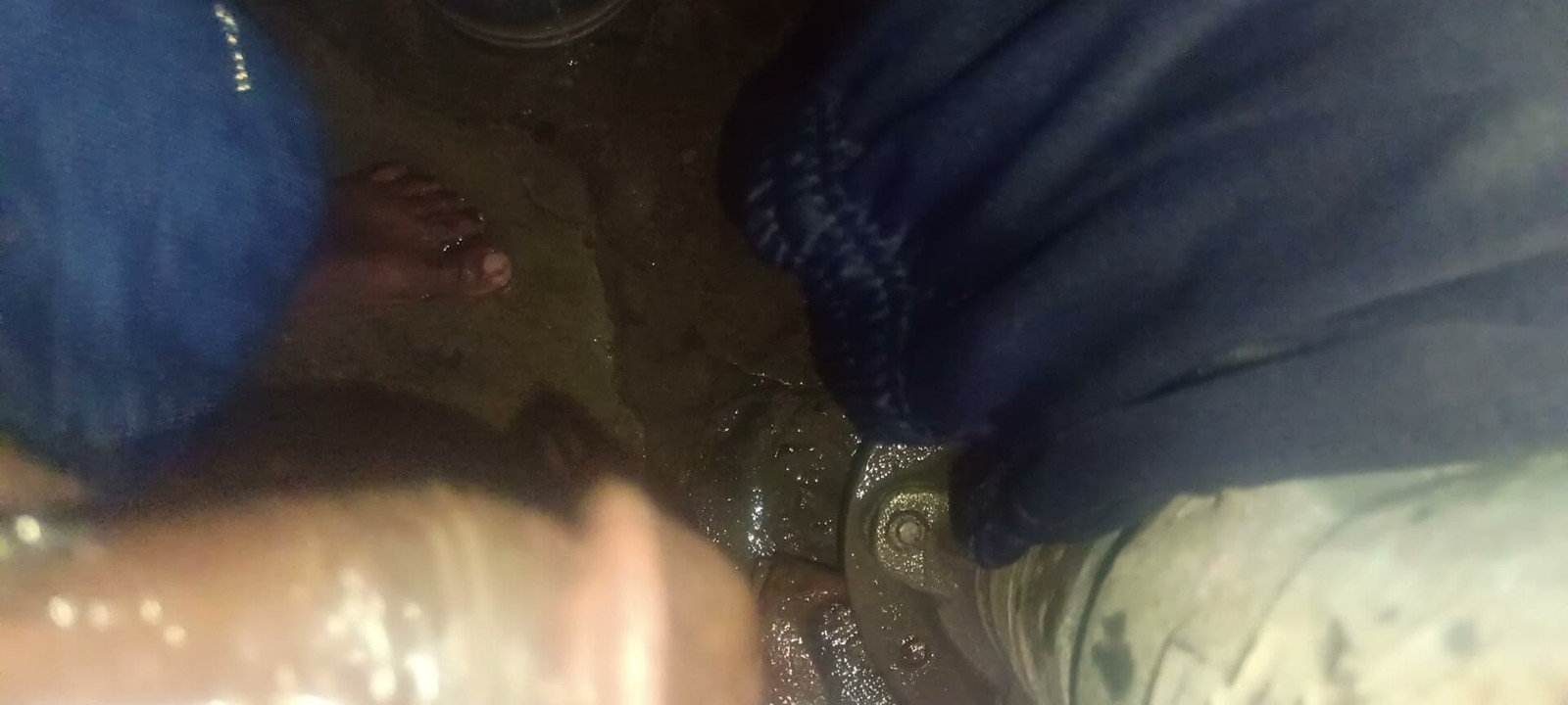 Cum in bathroom