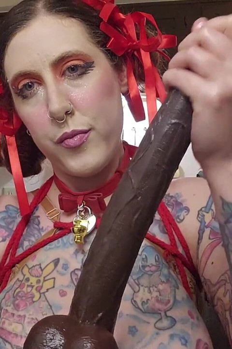 Söt tand: BBC piska cream deepthroat