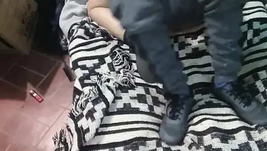 Girl with Montano Dress with the Mattress on the Floor