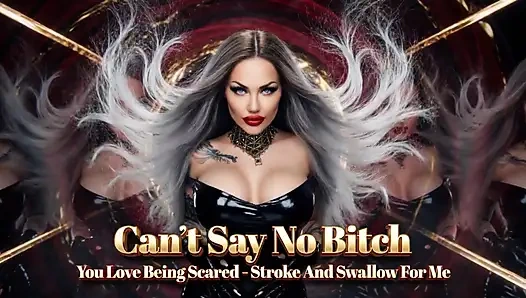 Tidak bisa mengatakan tidak jalang. Kamu suka takut - stroke dan telan sperma untukku