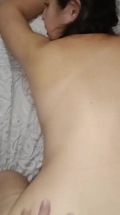 Emotional moment from "My stepmother's pink holes look beautiful in my cum"