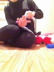 Playing with toys