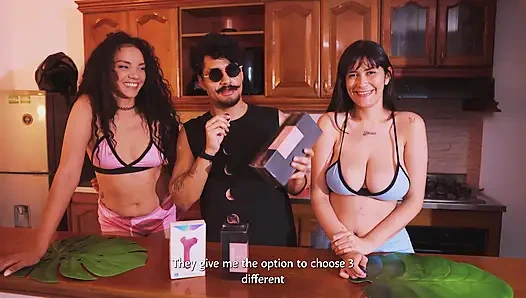 Making This 2 Georgeous Cum with Some Help (badpeach Toys Review)