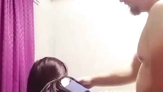 hot 18 year old step daughter suck step daddies cock  in uniform  and bend over for doggystyle