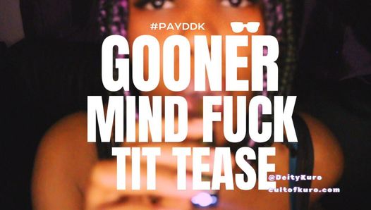 Promo: jouer à la vidéo Gooner Mind Fuck JOI - Adoration des seins et jus de goon