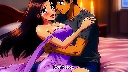 Stepson massage hot stepmom big boobs and end with fucking hard