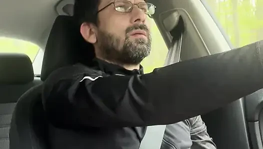 She Couldn’t Wait - MILF Blowjob & Handjob While Driving - Public Car Sex Kingyordanov