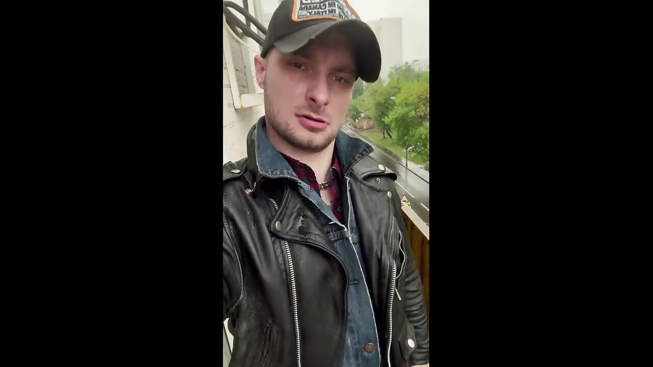 Kinkysirius Wet Rain Shower in Cowboy Outfit
