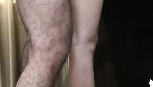 Hintçe yüksek sesle çığlık atarak aldatan Desi Müslüman evli kadın Rukhsara'nın misyoner sikişi