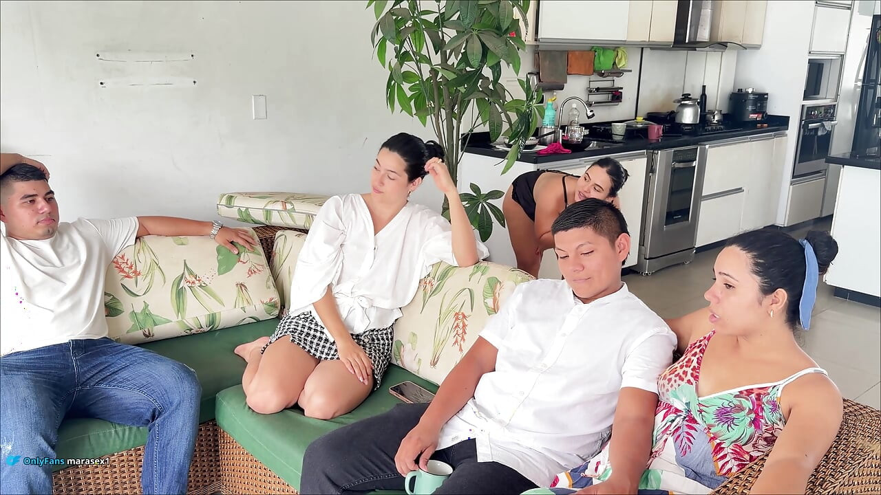 CUCKOLD GIRLFRIEND FUCKS HER ADULT FRIEND IN FRONT OF HER GUESTS