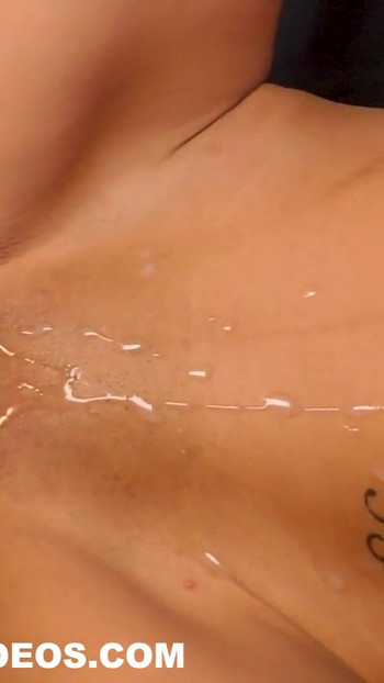 Iconic moment from "ORIENTAL SKINNY-BITCH GANGBANG IN GERMANY"