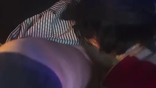 Terlambat Dengan Pacar Ibu Tiriku, Berakhir Dengan Creampie