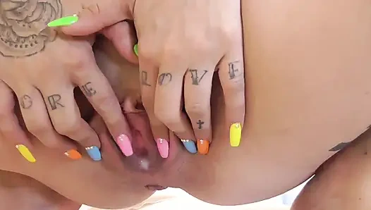 Morning sex with internal cumshot to Holy Machiavelli