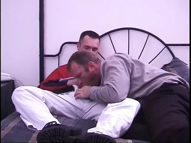 Gay dude licks his partner's cock and ass before banging