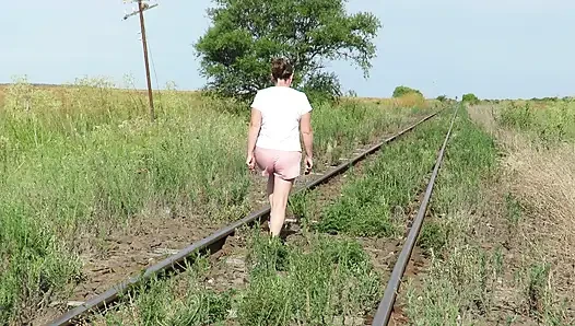 Patricia on the tracks