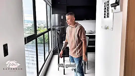 Vollbusiges latina-zimmermädchen hat leidenschaftlichen sex mit ihrem chef, um eine gehaltserhöhung zu bekommen - Savannah Watson