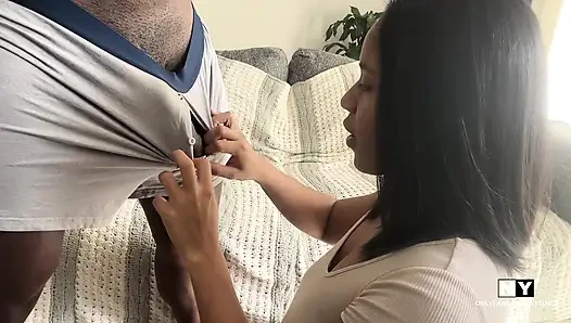 Ein guter schwanz für meinen kleinen mund -amateur-paar- nysdel