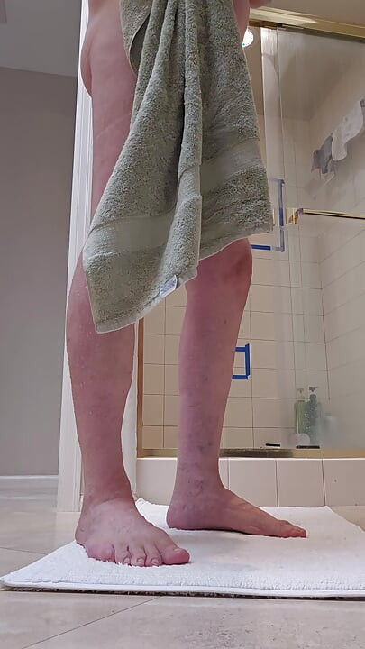 A Little Backyard Sun Then In And Out Of Shower