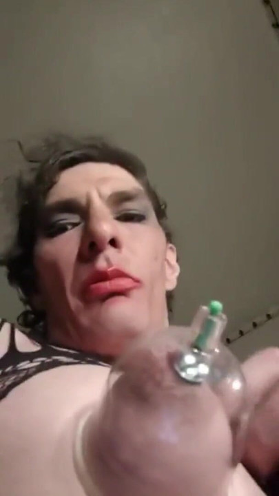 Iconic moment from "Working on Sissy Slave Denise Humain Nipples for hours Part 1"
