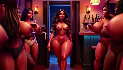 Heiße schlanke favelada mit dickem arsch tanzt wild bei pagode zieht sich auf dem tisch aus und hockt dann in dunkler gasse zum pinkeln