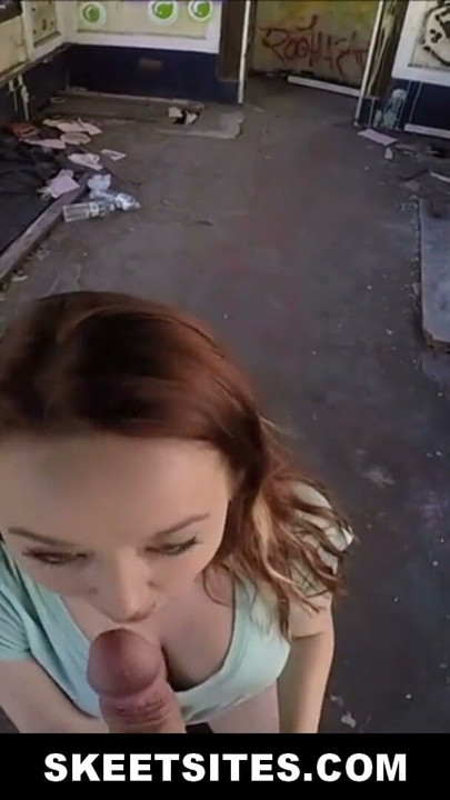 Big Tits Redhead Teen Fucked For Cash In Abandoned Train POV | Clip 1