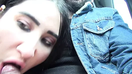 Ich bekomme einen blowjob im auto