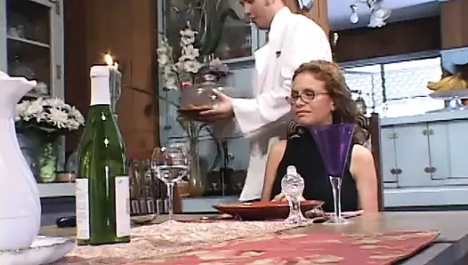 Milf with big tits takes a nice cock