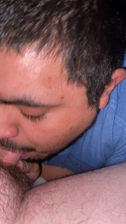 He loves to suck my cock