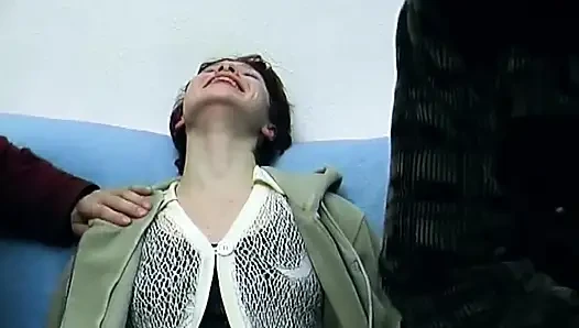 Prolapse Tease with Fingers Stretching Wet Holes Wide