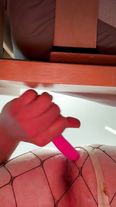 Sissy training small dildo