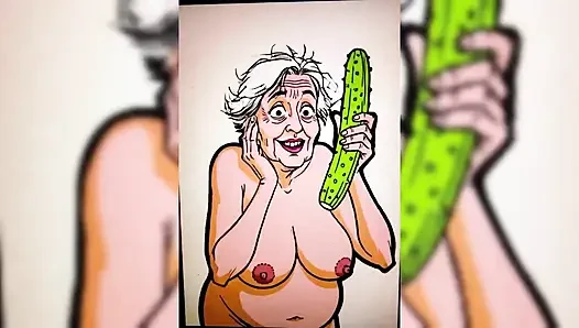 Ai cartoon-frauen mit dicken titten