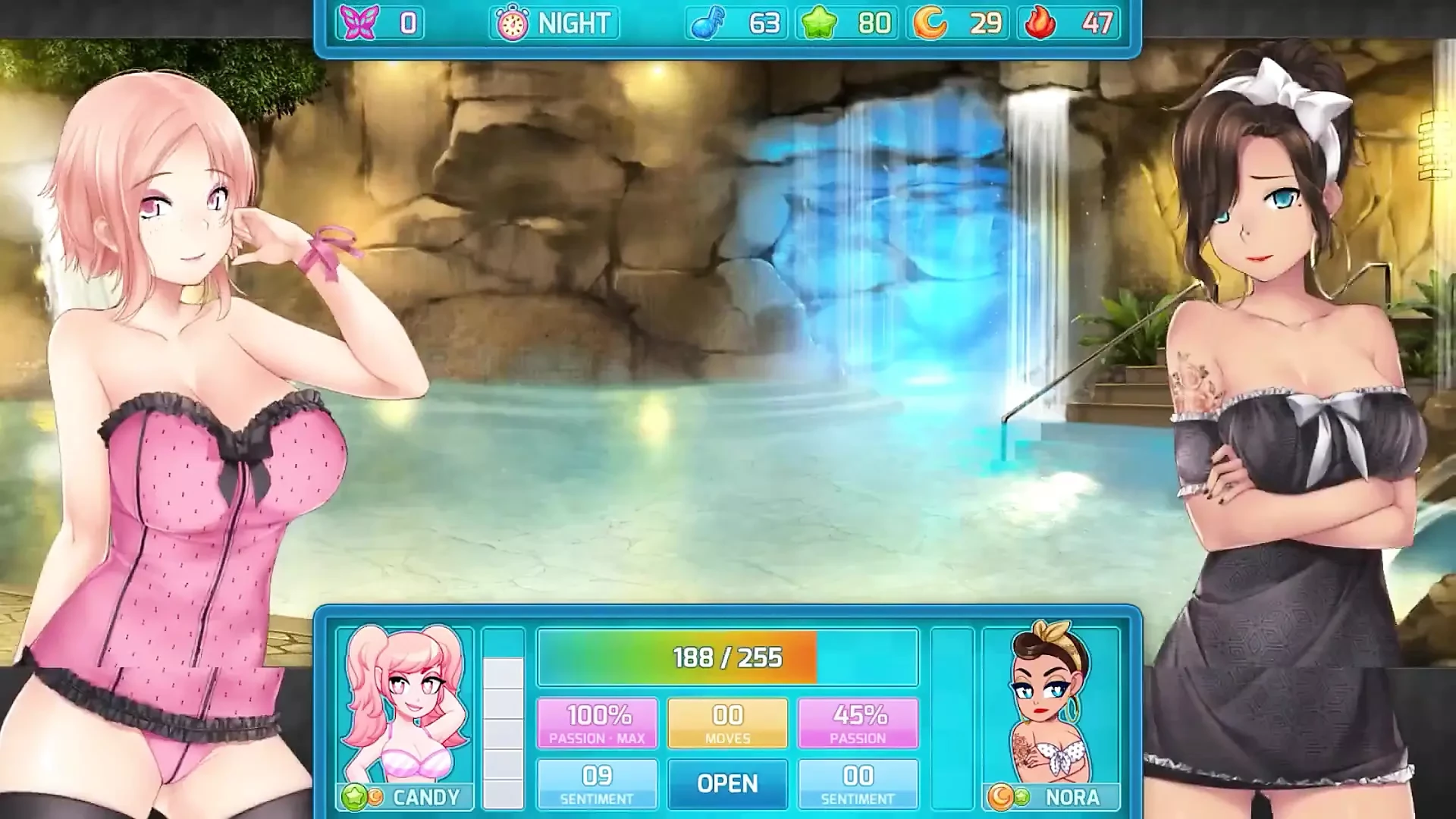 Huniepop 2 - ダブルデート - パート 5 セクシーなモデル美女 by Loveskysan