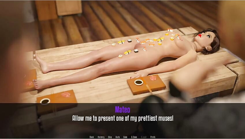 Anita's Internship - Gameplay - Roleplay -petite Teen - Naked Body Susi Buffet Eating