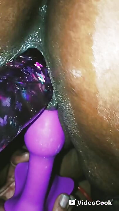 Double Toy Play Ass Pussy & Feet (dildo & Vibrator POV)
