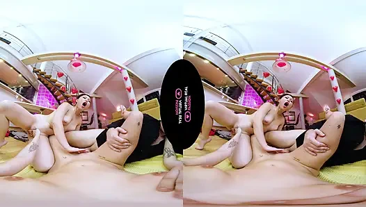 Celebrating Chinese New Year with a Wild Threesome - VR
