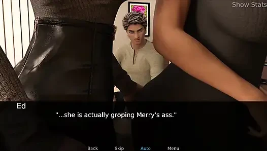 Ateşli evli kadın - Jenny Merry'nin giyinmesinde yardım etti