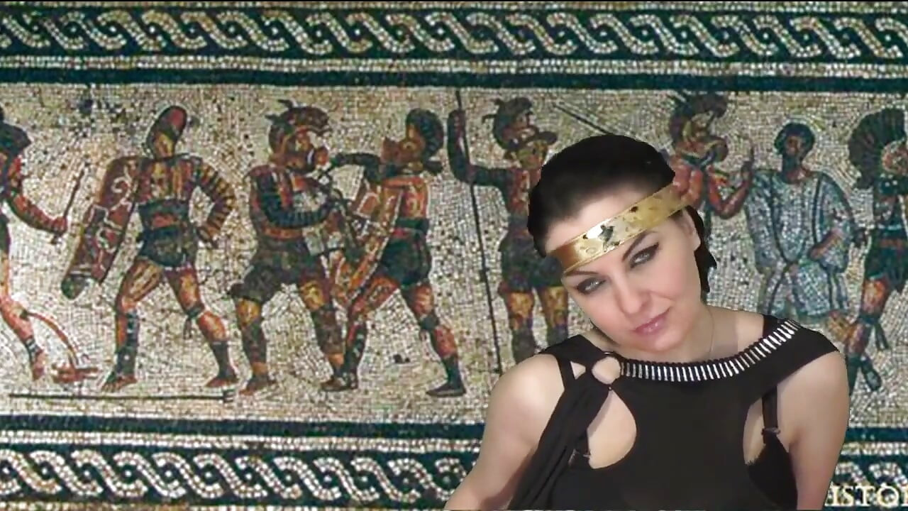 Adevărată zeiță romană îți suge pula