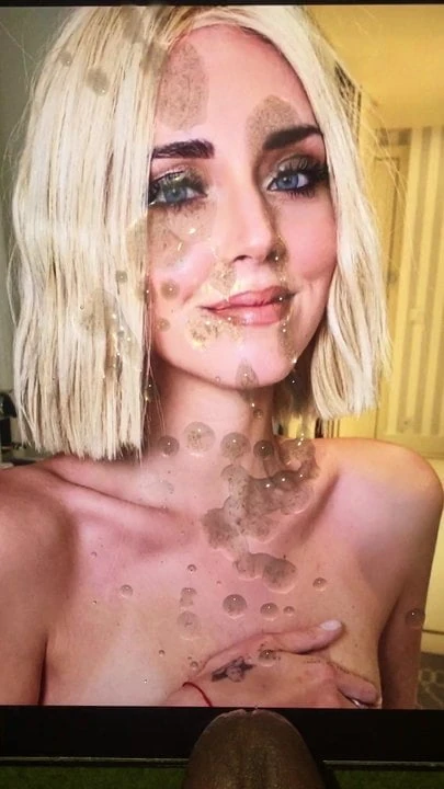 Chiara Ferragni cum tribute (big cumshot)