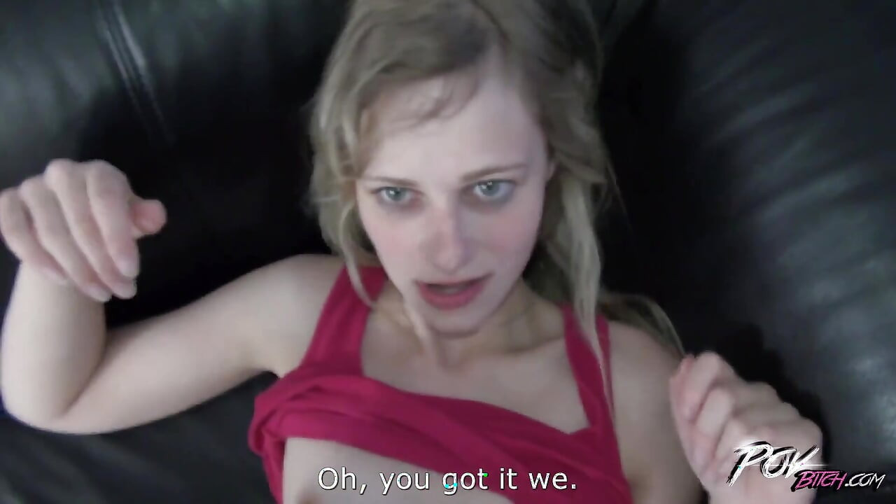 Blonde Leggy Babe Dreams for a Jizz After POV Bang