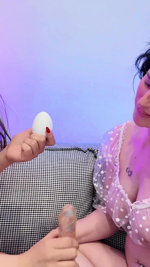 I Had a Very Special Gift for Stepmommy Tenga Egg Panty Stuff
