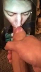 Suck him hard baby