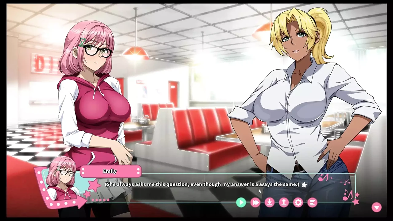FUTA Fix HENTAI Game Ep.2 underskirt COCK in the club