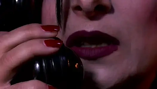 Bound Goth Babe in Lingerie Gets Intense Cock Ride