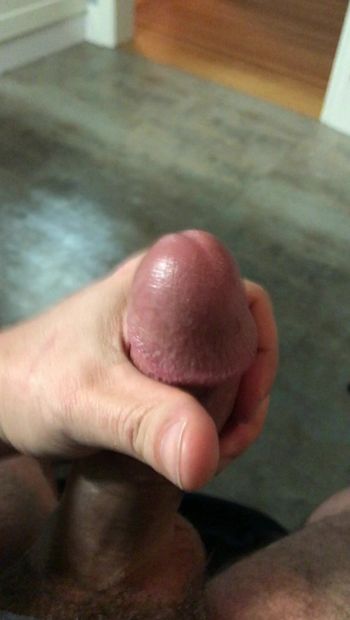 Massive solo cum-shot after edging for an hour