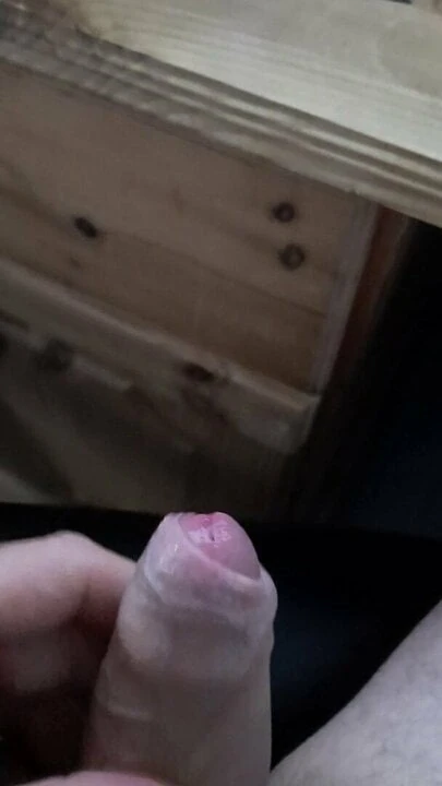 #4 my wet and greasy dick before wanking