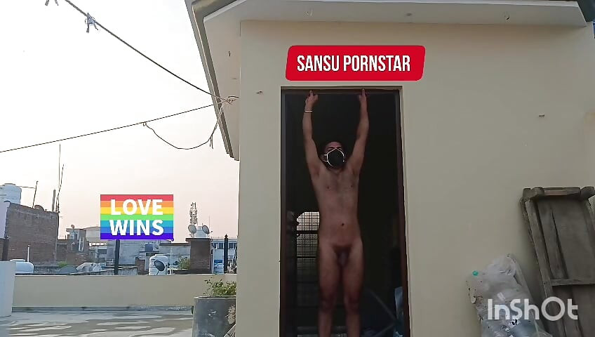 Indian actor nude in public