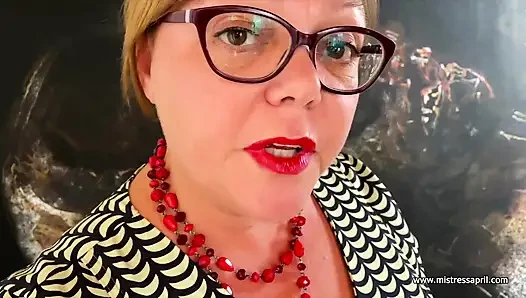 Dominatrix Mistress April - Slaves predicament - Psycho room - staaioplus